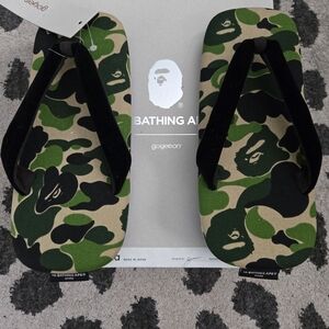 A Bathing Ape Goyemon Flip Flops